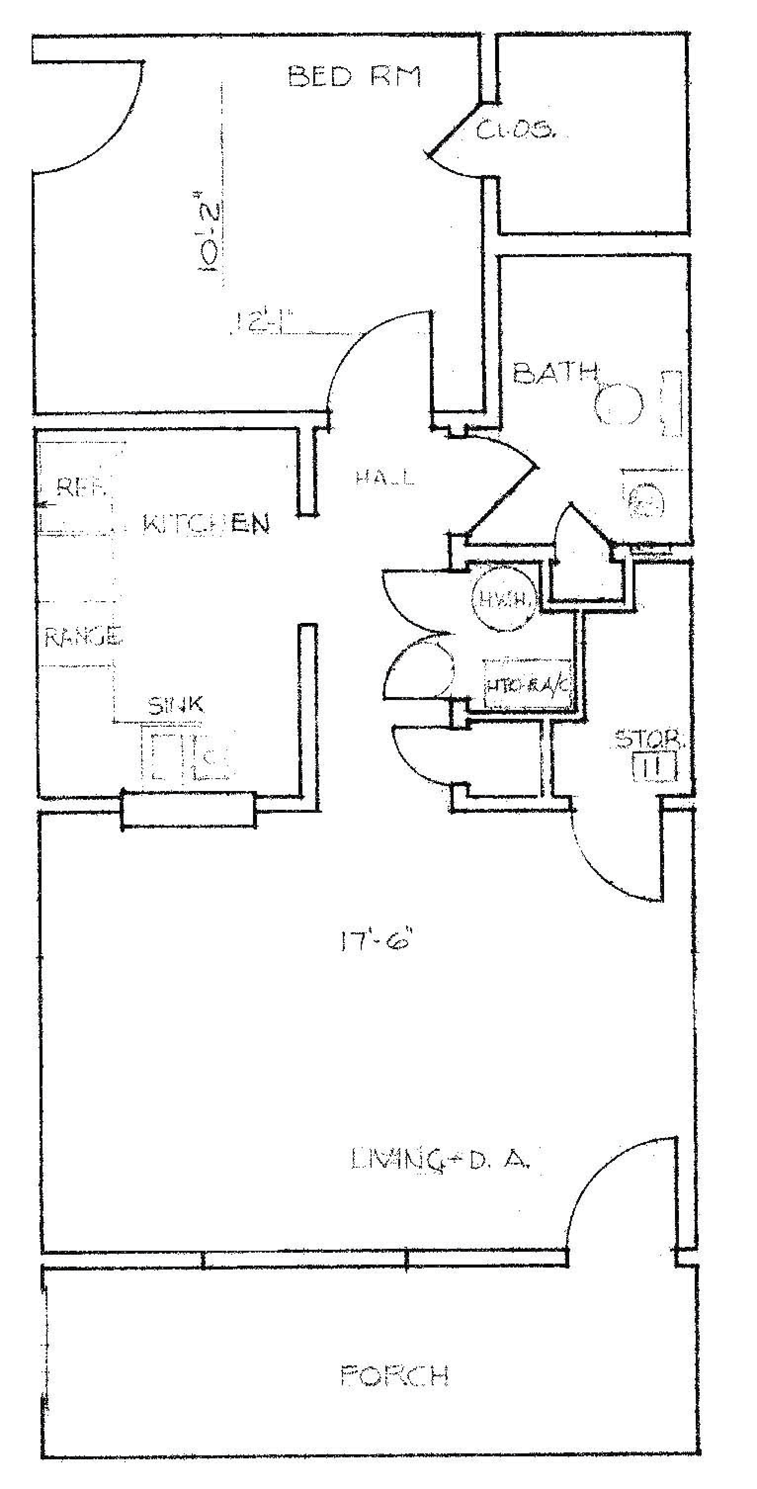 One Bedroom Floor Plan