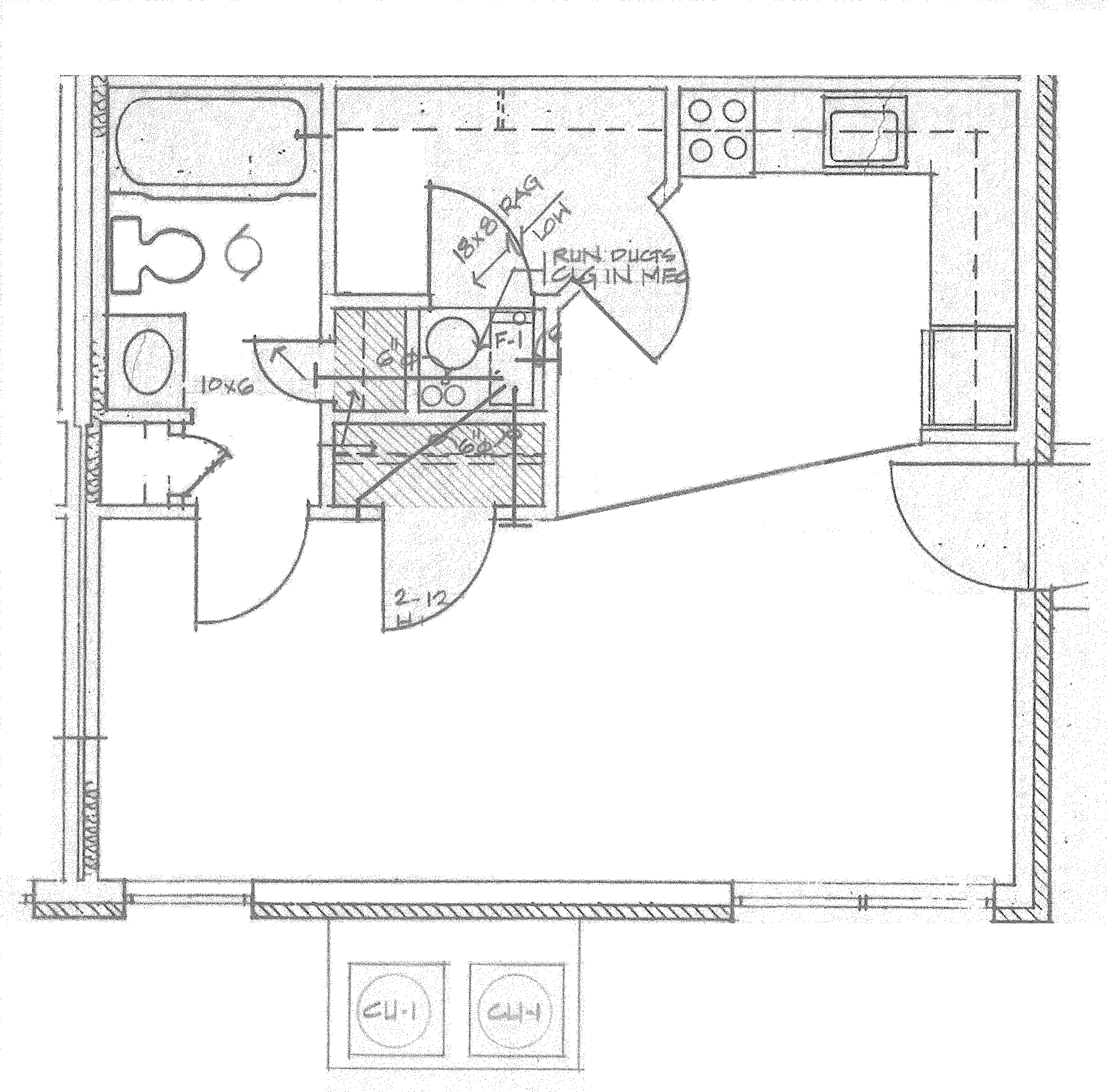 One Bedroom Floor Plan